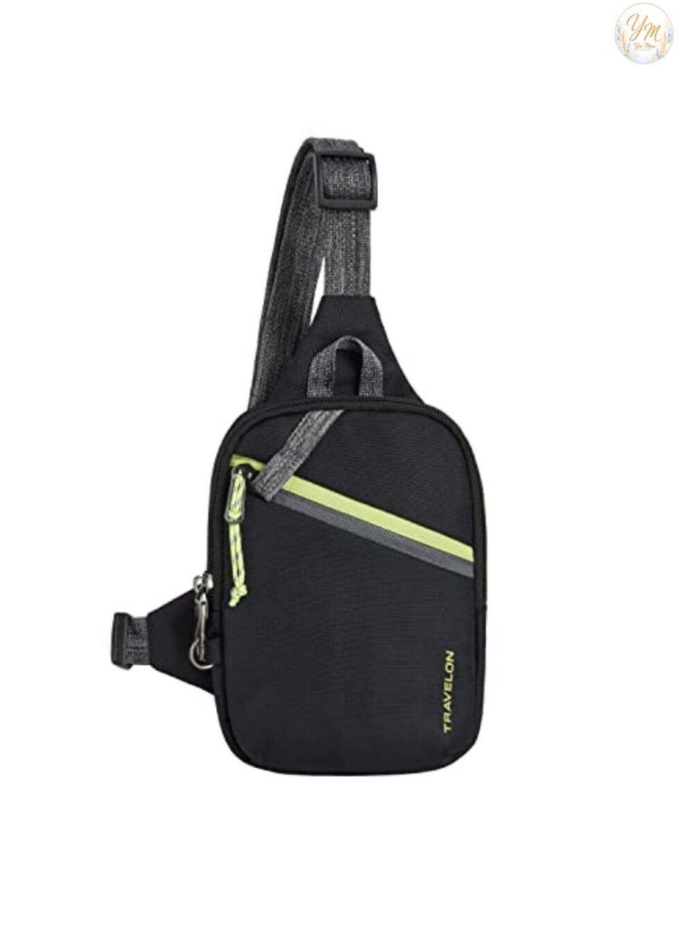Anti-Theft Recycled rPET Compact Sling Bag with RFID Blocking